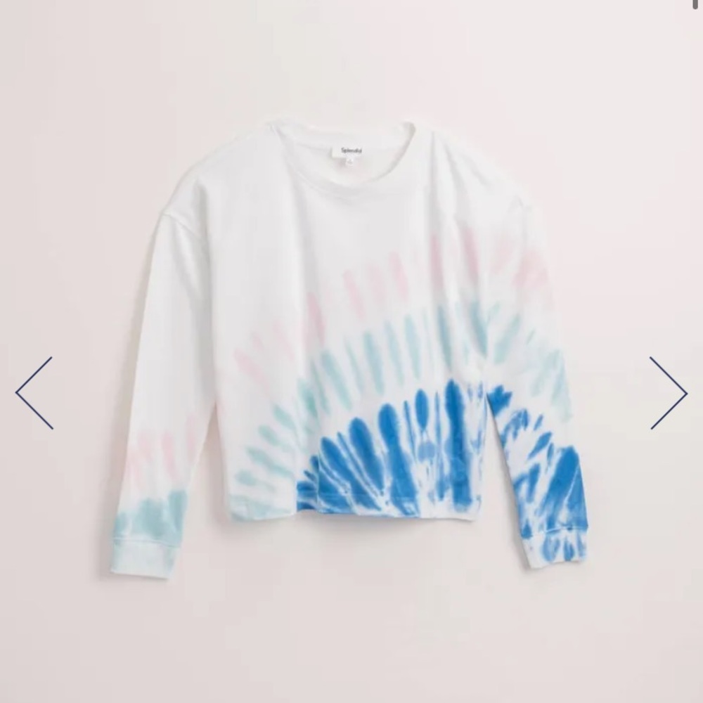 NWT Splendid Sunrise Tie Dye Pullover